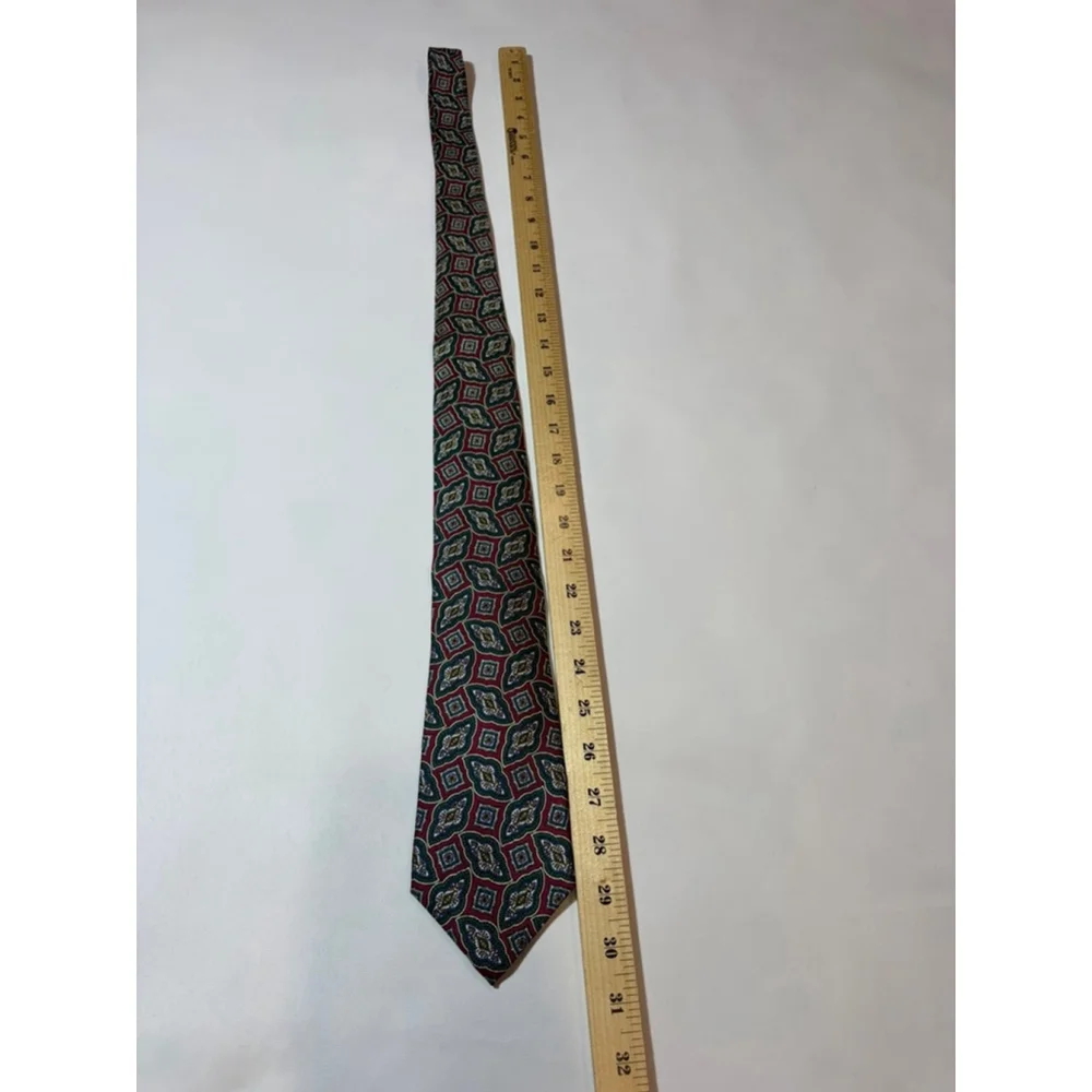 Liberty London Silk Tie Made USA Floral Geometric Paisley Classic